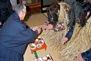 男鹿市北浦真山地区のナマハゲ行事